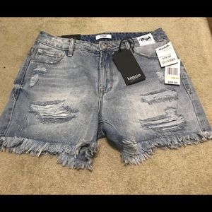 High Rise Kensie Jean Shorts